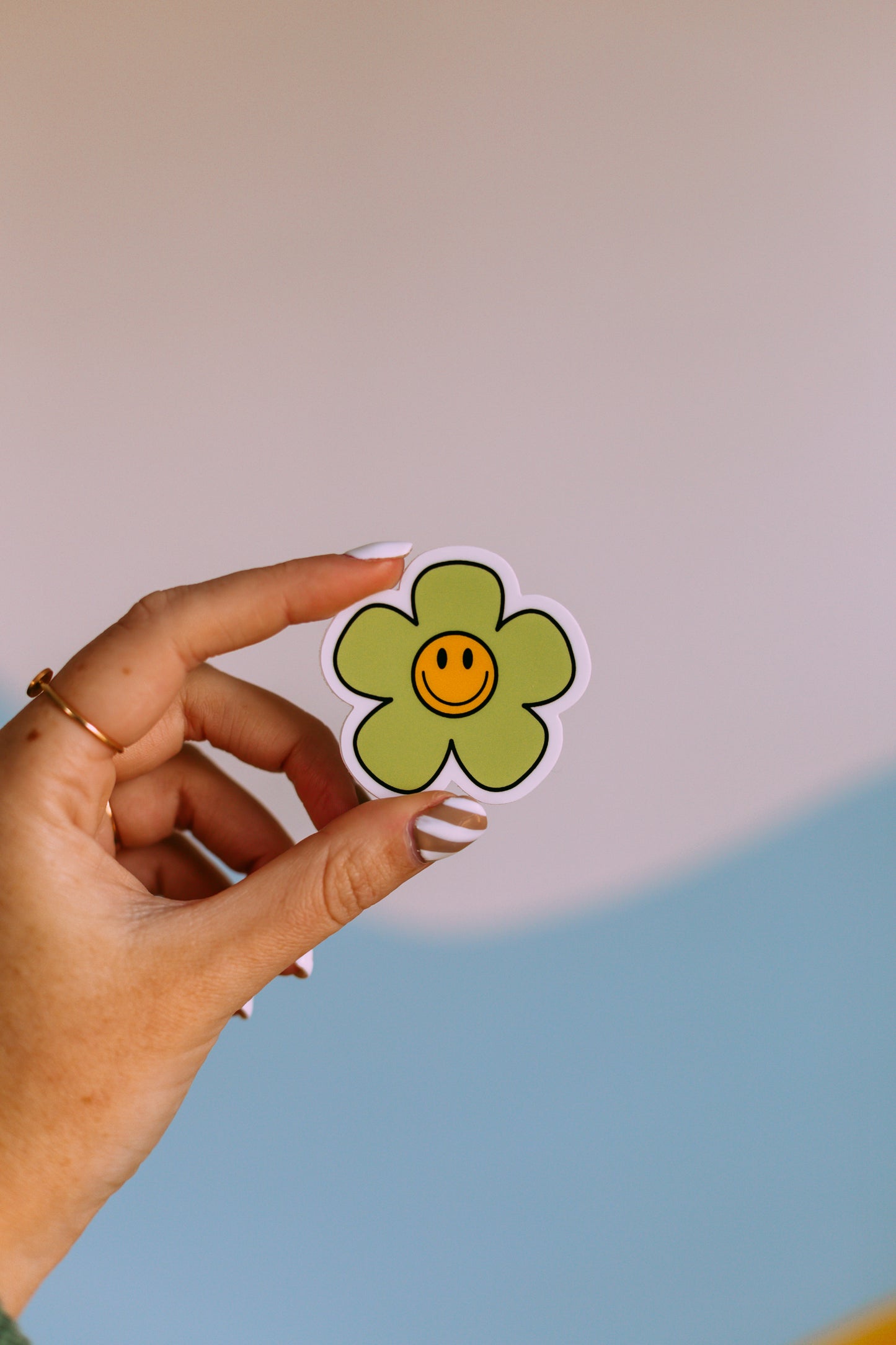 Retro Daisy Sticker