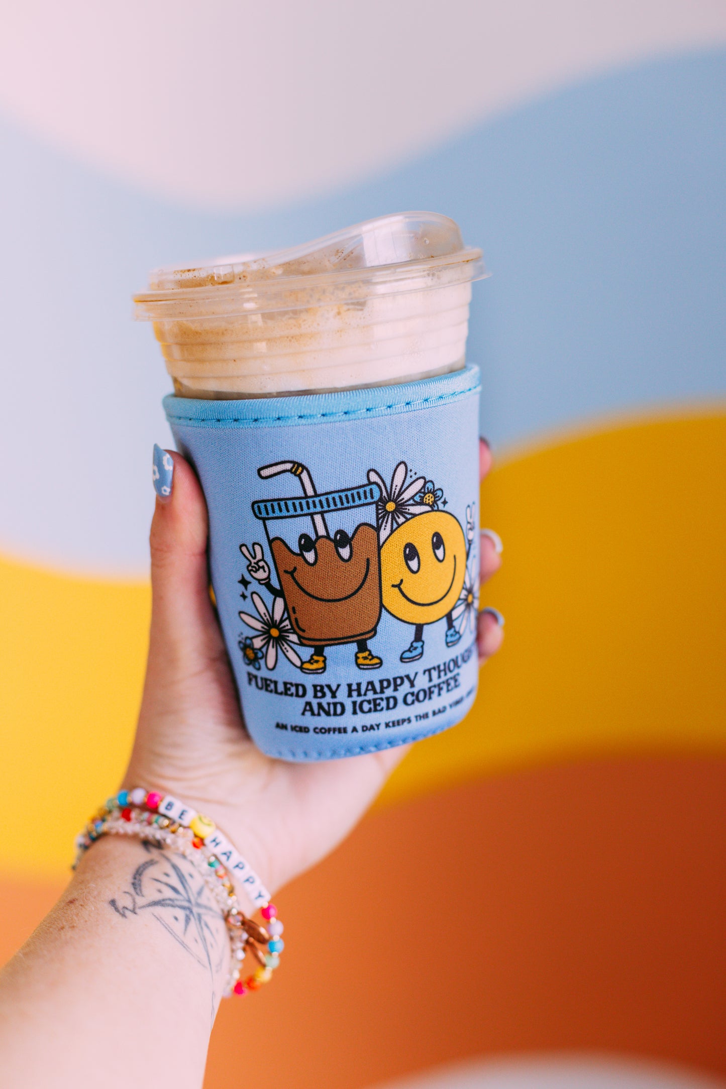 Happy Thoughts Iced Coffee Sleeve