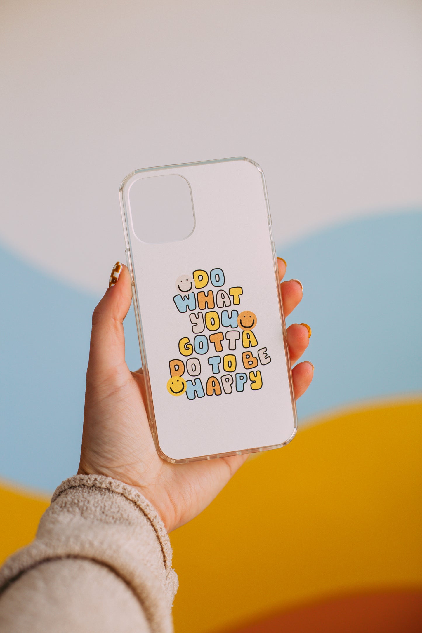 To Be Happy iPhone Case