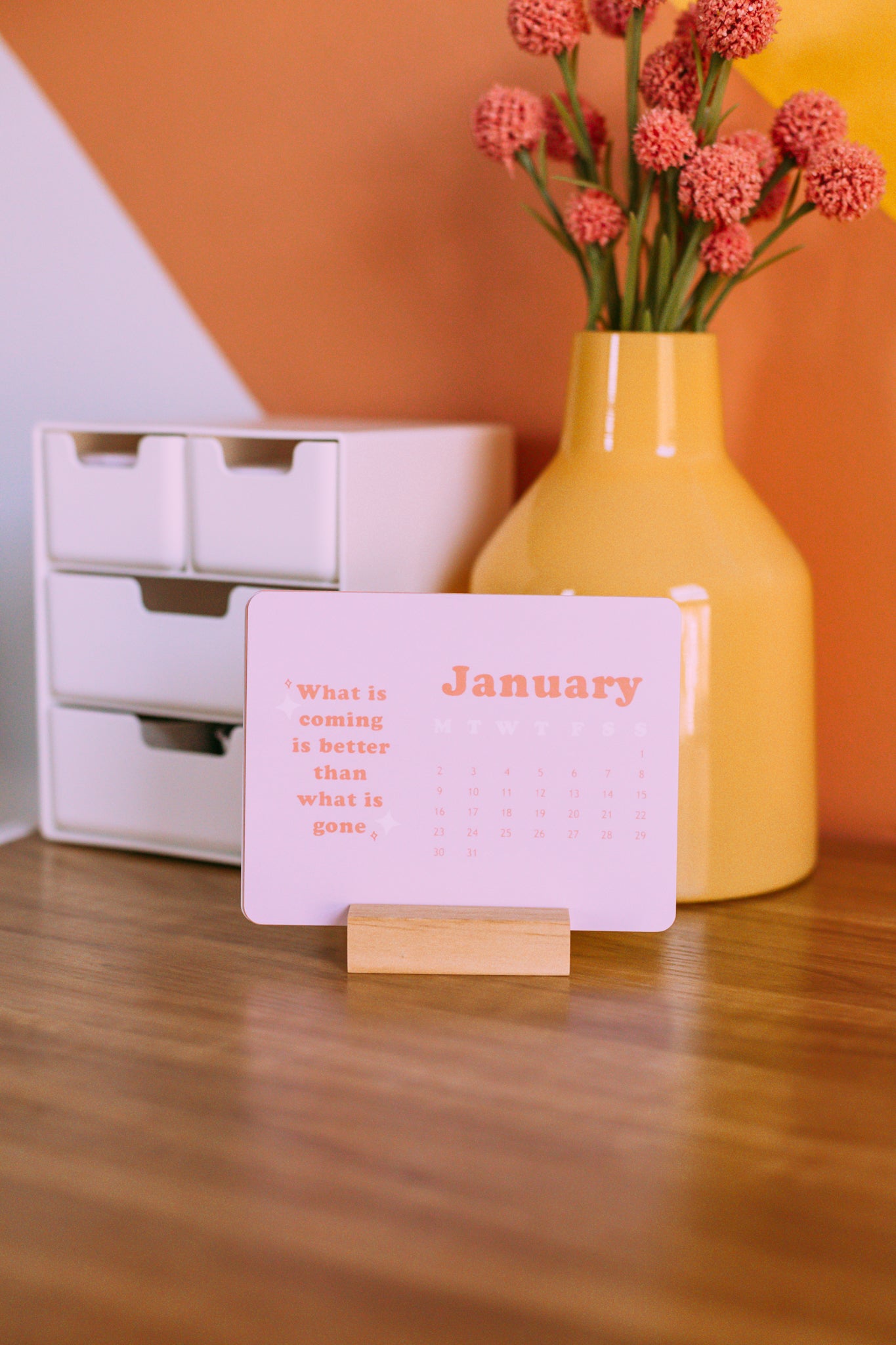 Monthly Desk Calendar