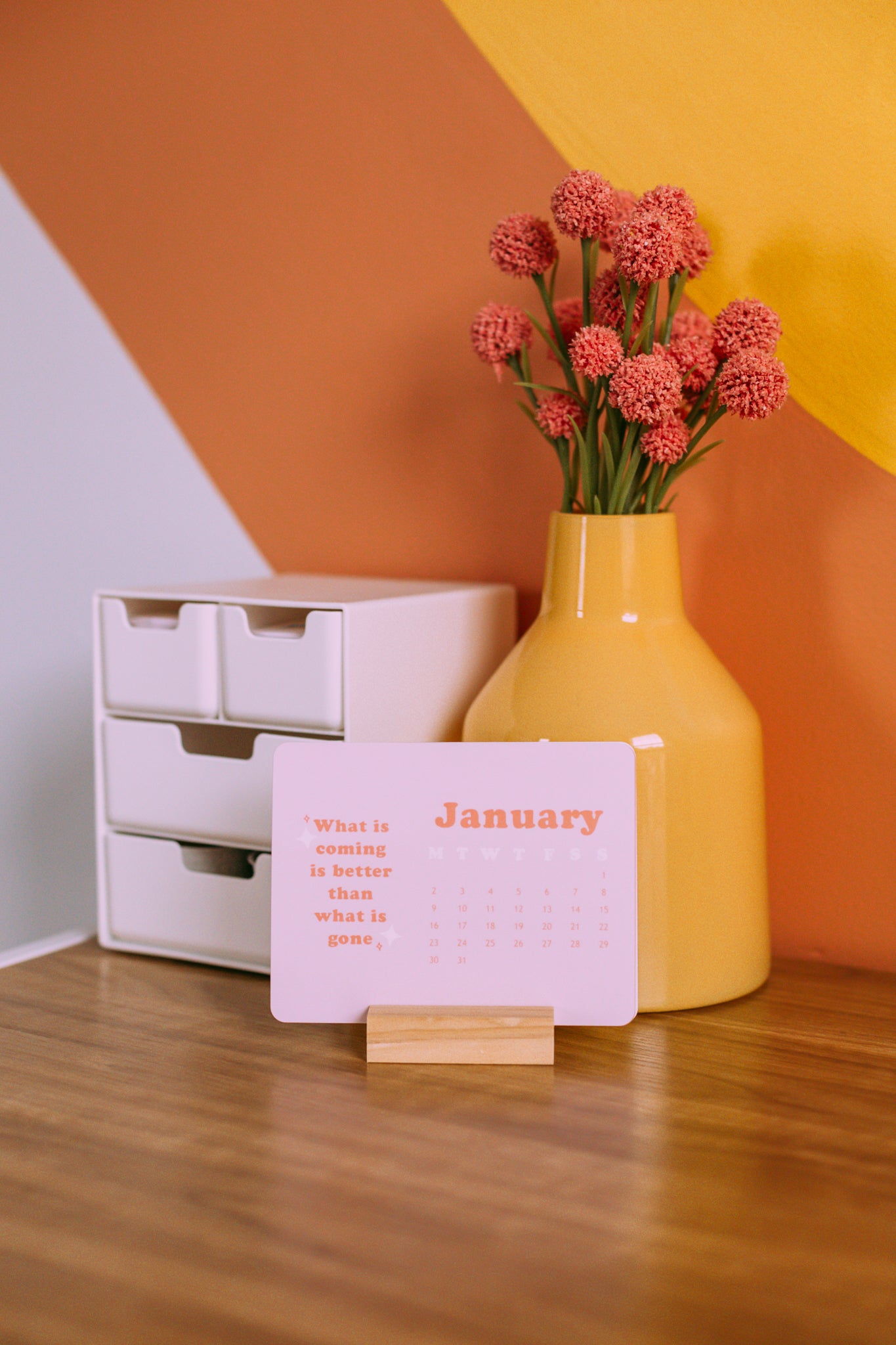Monthly Desk Calendar
