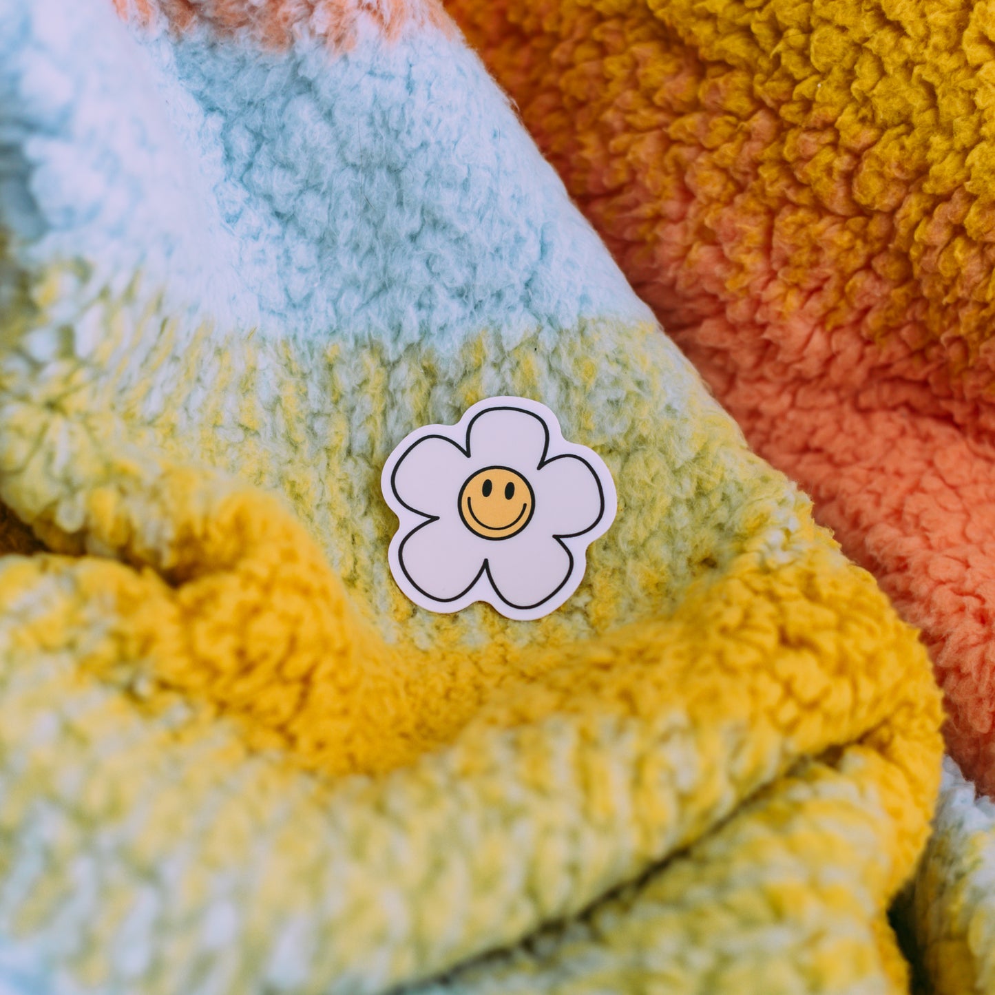 Retro Daisy Sticker