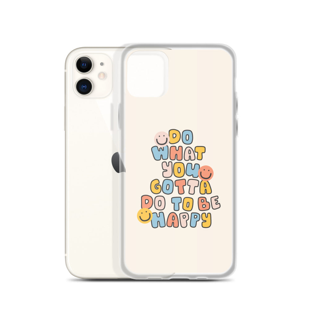 To Be Happy iPhone Case