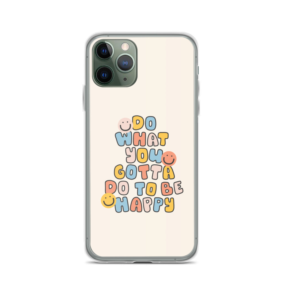 To Be Happy iPhone Case