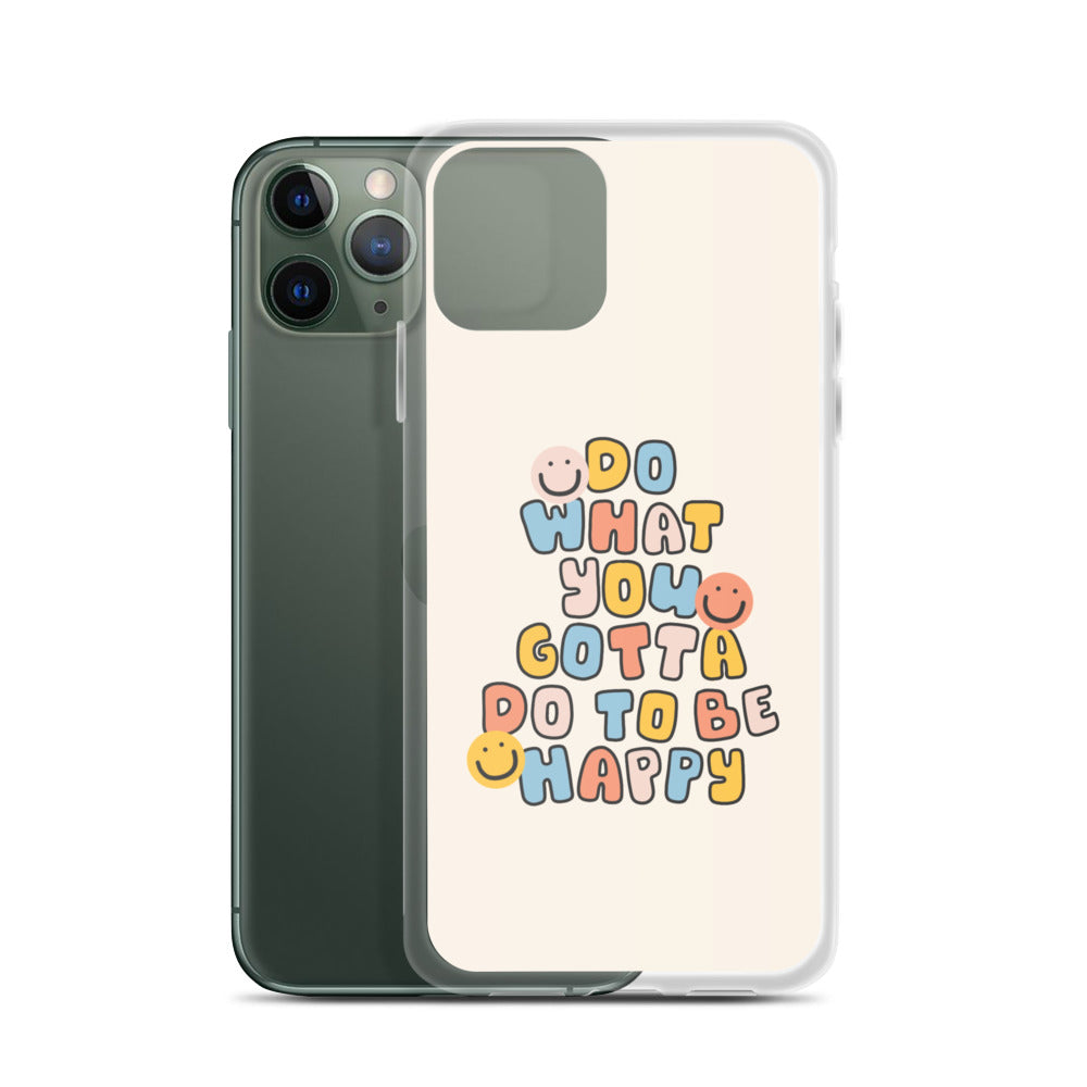 To Be Happy iPhone Case