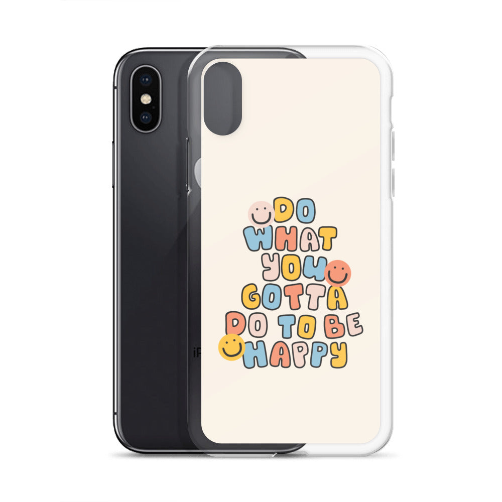 To Be Happy iPhone Case