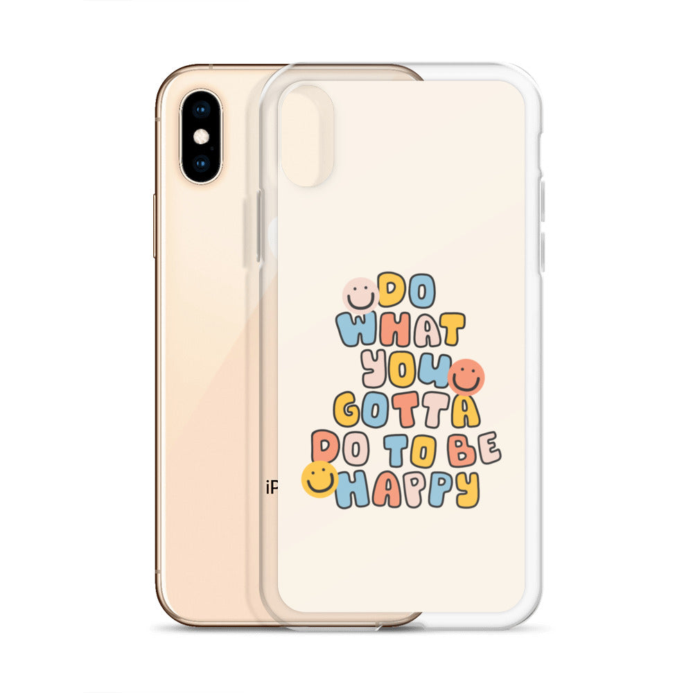 To Be Happy iPhone Case