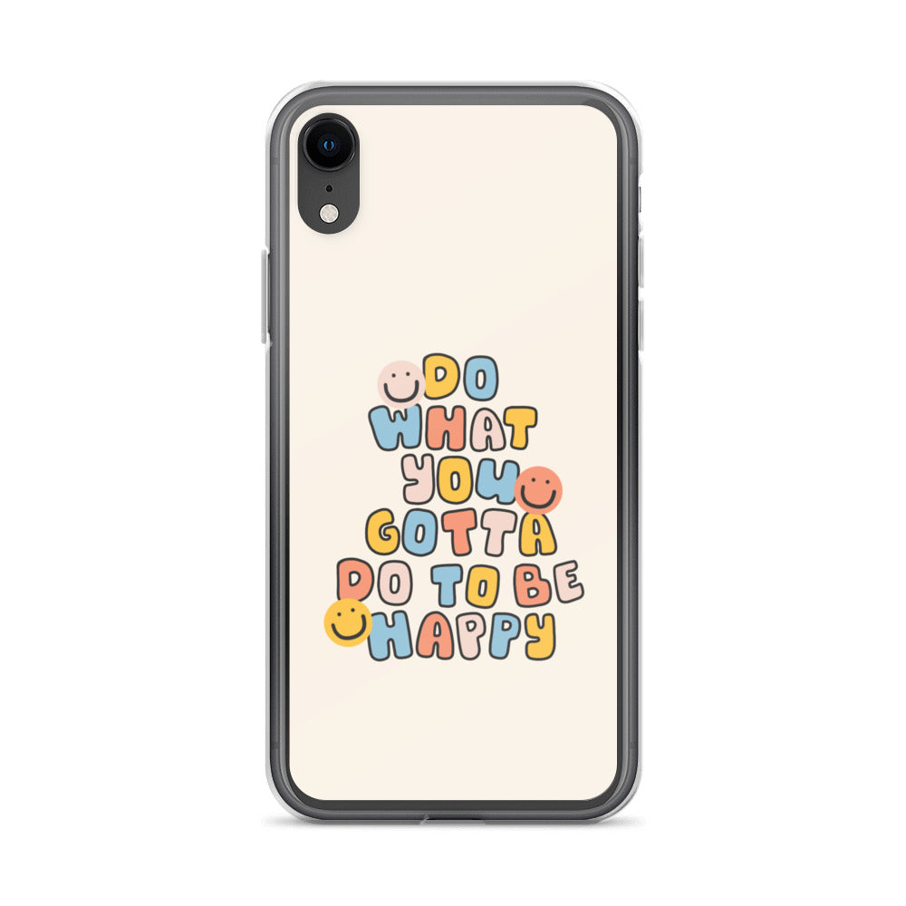 To Be Happy iPhone Case