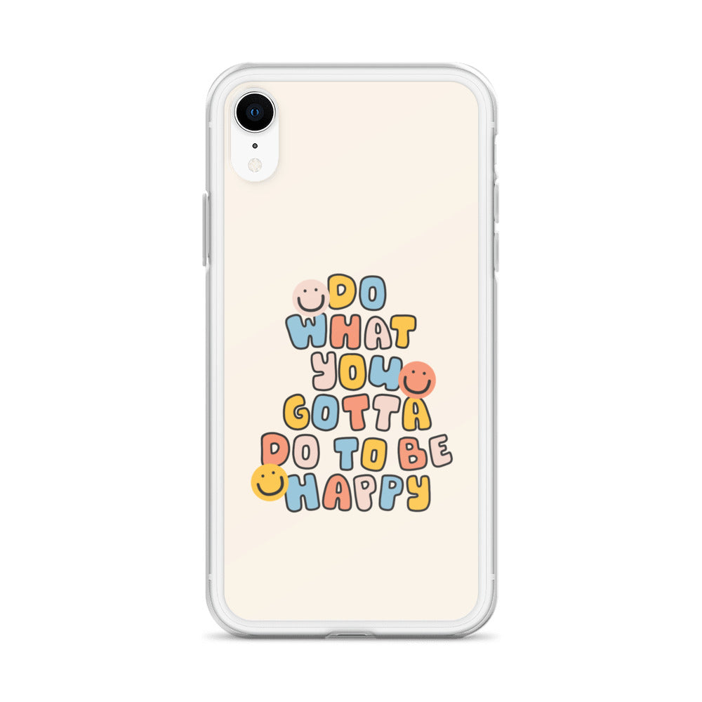 To Be Happy iPhone Case