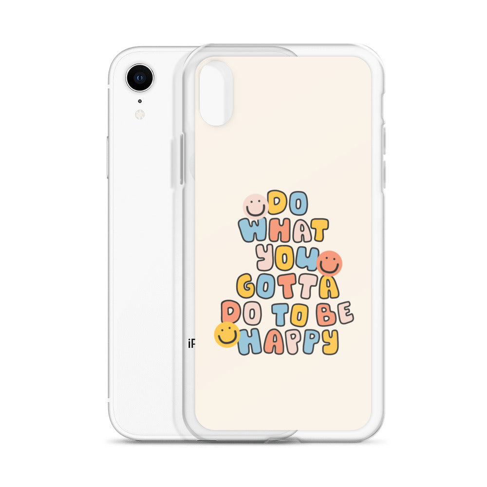 To Be Happy iPhone Case