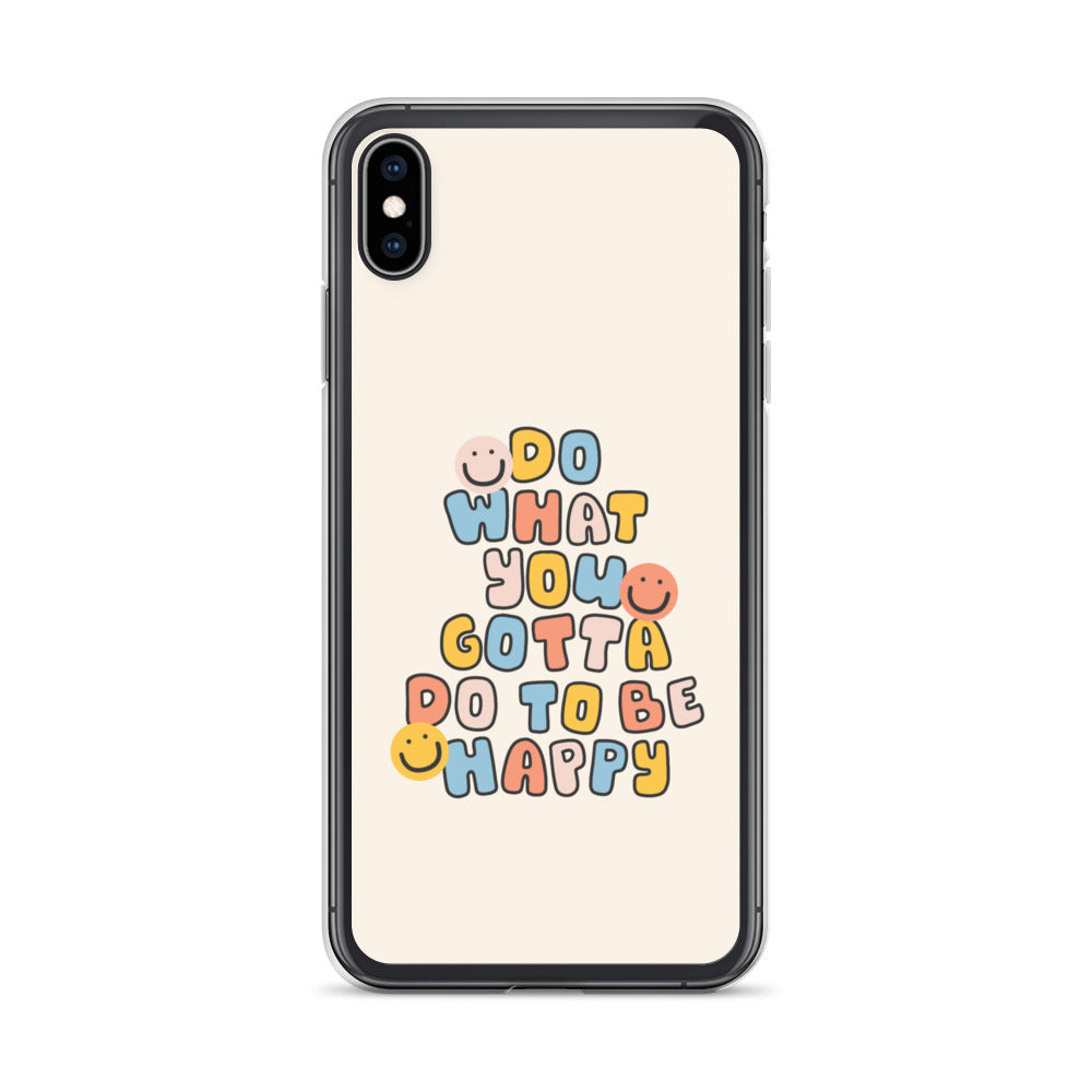 To Be Happy iPhone Case