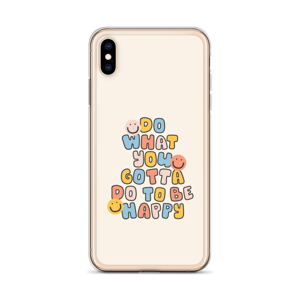 To Be Happy iPhone Case