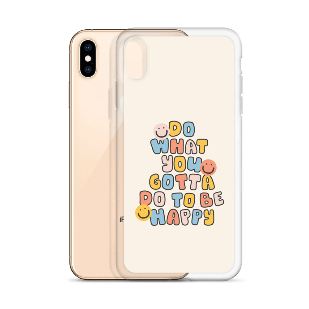 To Be Happy iPhone Case